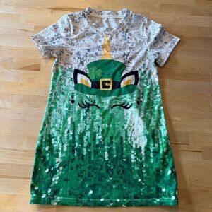 🔆 Bundle items 6 for $30 Shein Girl's Unicorn St. Patrick's Day Dress
